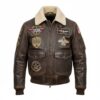 Top Gun Maverick Tom Cruise Aviator Leather Jacket