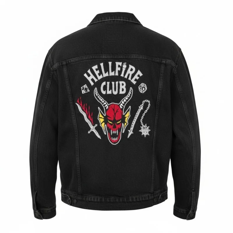 Stranger Things Hellfire Club Denim Jacket