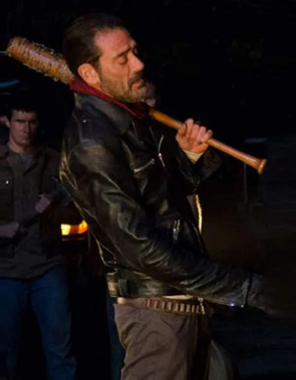 The Walking Dead Negan Black Leather Jacket