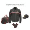 Brad Pitt Suede F1 Collection Jacket