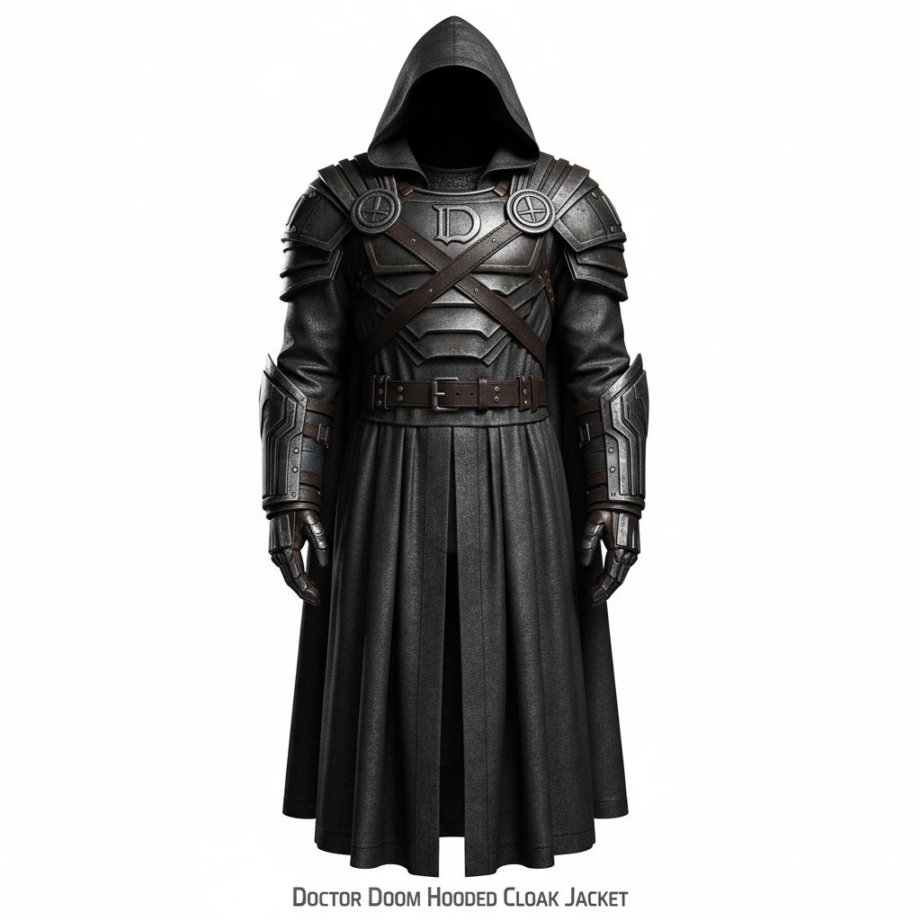 Doctor Doom Hooded Cloak Jacket