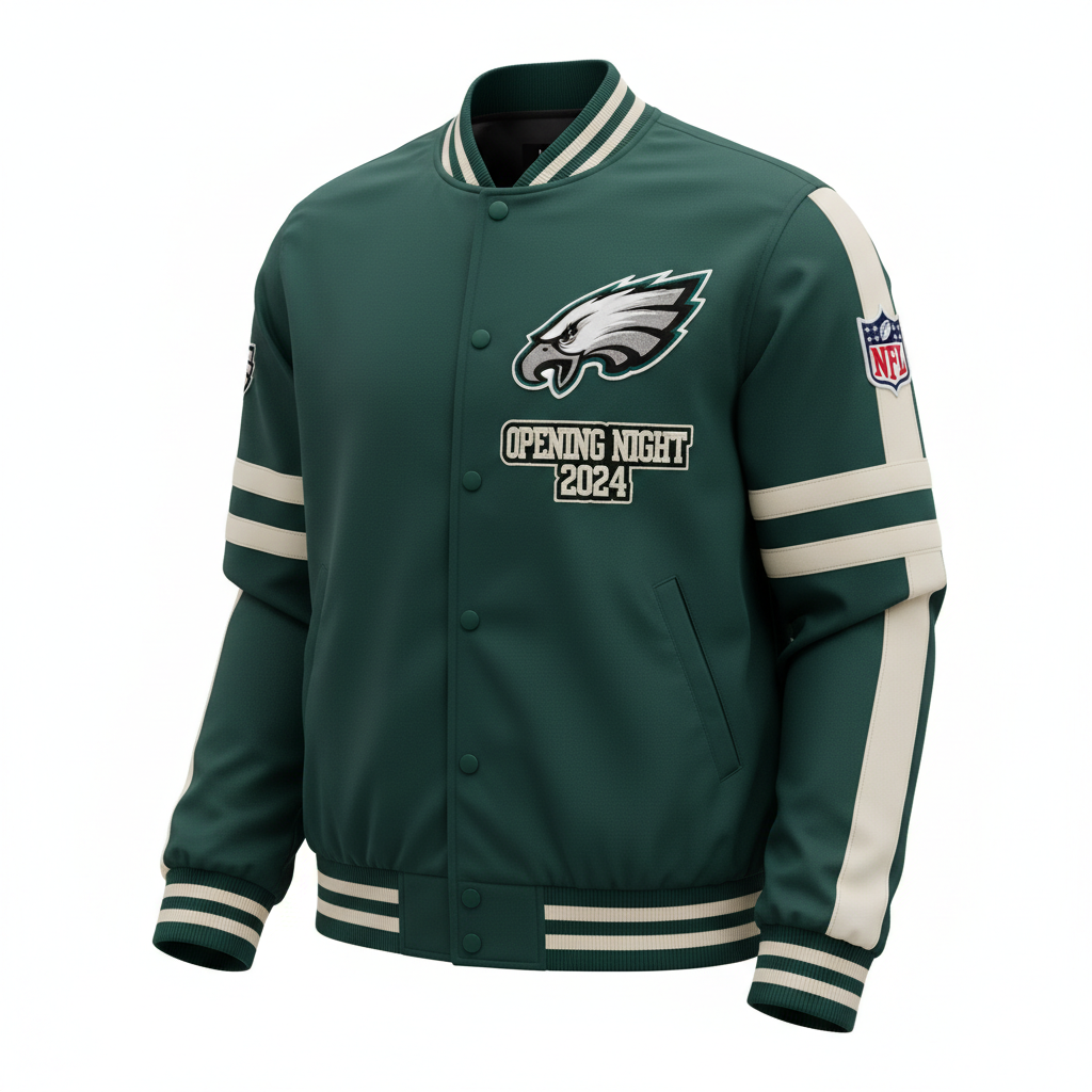 Philadelphia Eagles Midnight Green Opening Night Jacket