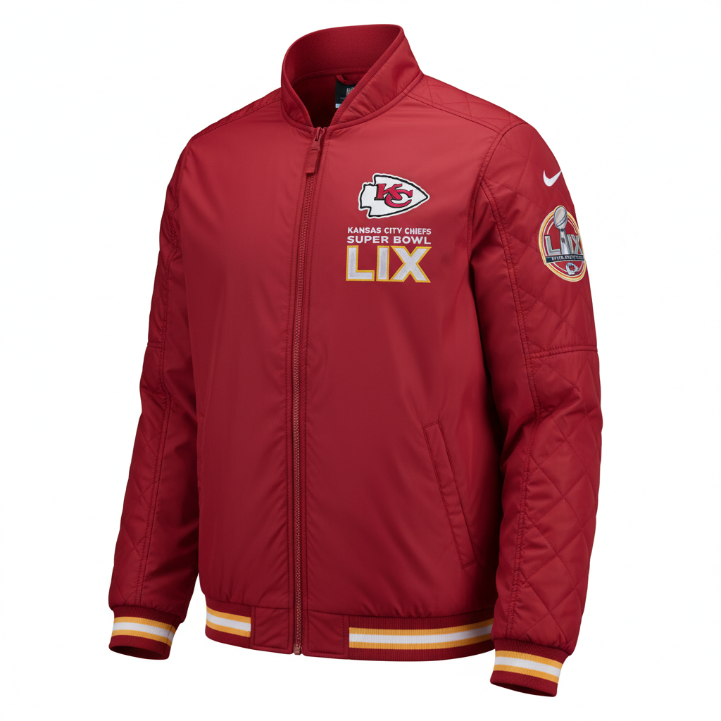 Kansas City Chiefs Red Super Bowl LIX Jacket