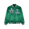 NFL Super Bowl 59 Green Satin Jacket