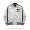 Green Bay Packers Silver NFL Satin Locker Room Jacket