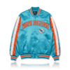 Miami Dolphins Aqua & Orange NFL Satin Jacket
