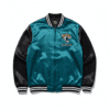 Jacksonville Jaguars Teal & Black NFL Satin Jacket