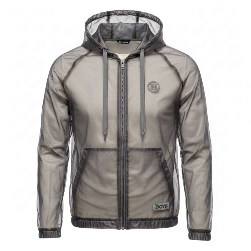 The Boys Translucent Gray Hoodie Jacket
