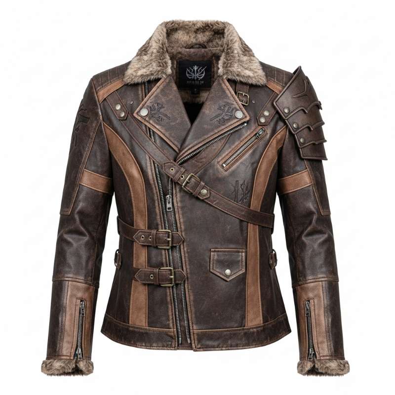 Final Fantasy XIV Outsider’s Cosplay Leather Jacket