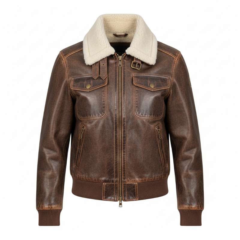Women’s Aviatrix Vintage Leather Flight Jacket