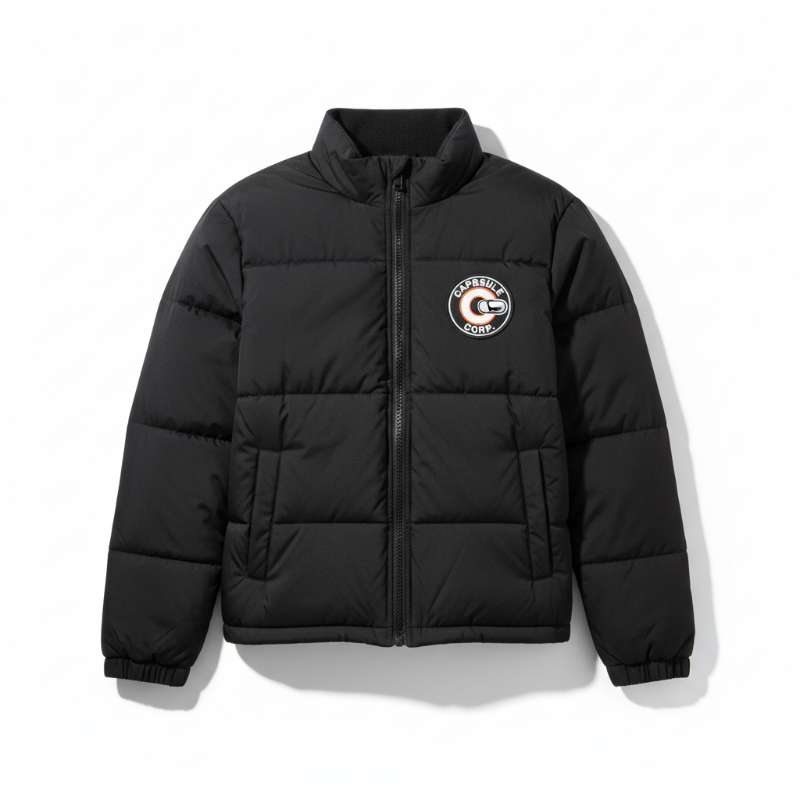 Capsule Corp Black Puffer Jacket