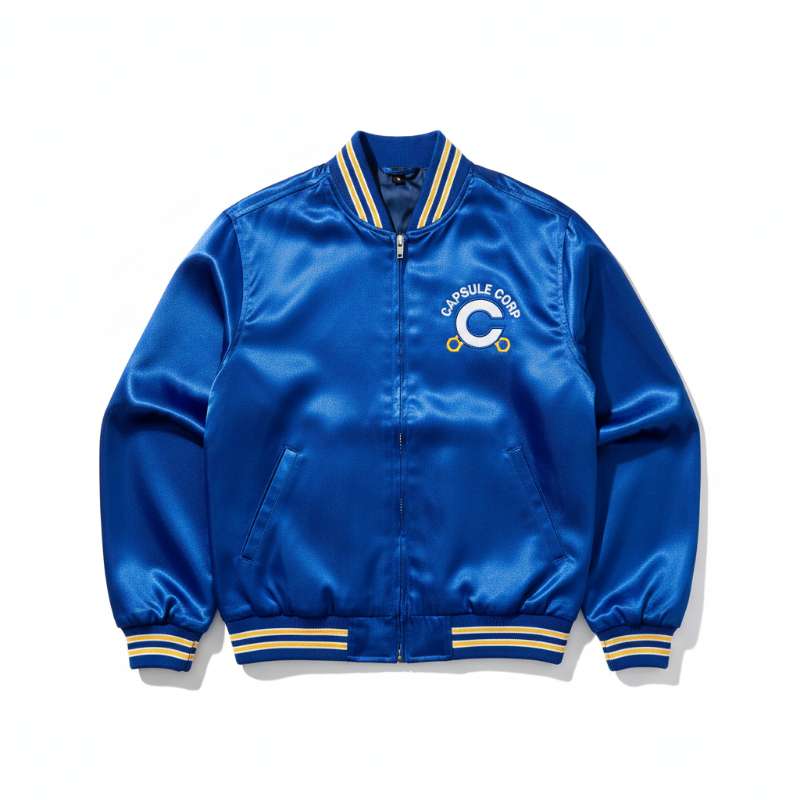 Capsule Corp Royal Blue Satin Jacket