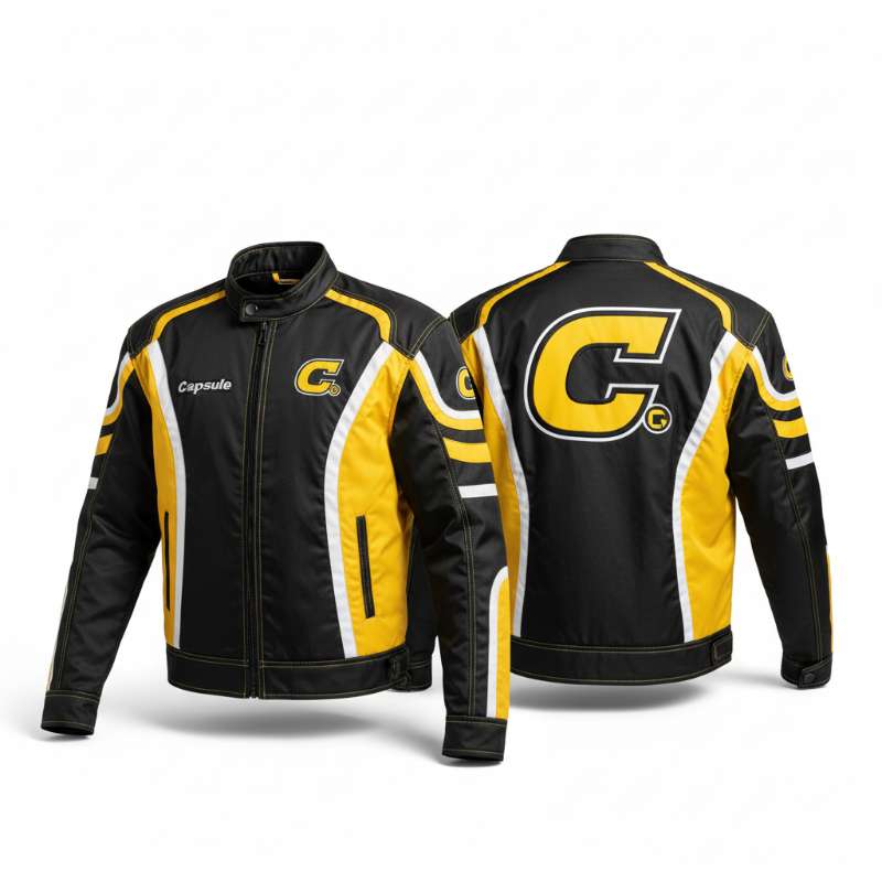 Capsule Corp Black & Yellow Racing Jacket