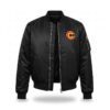 Capsule Corp Black Anime Bomber Jacket
