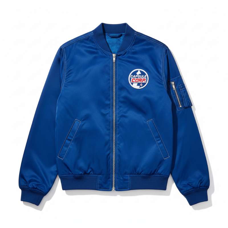 Capsule Corp Blue Vegeta Bomber Jacket