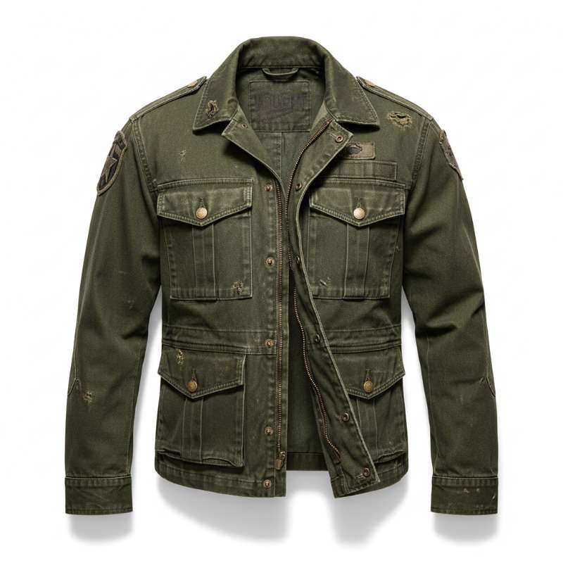 The Boys Soldier Boy Green Military Jacket