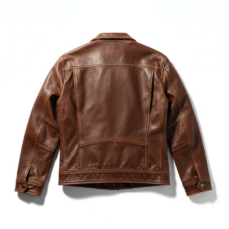 The Boys Frenchie Brown Leather Jacket