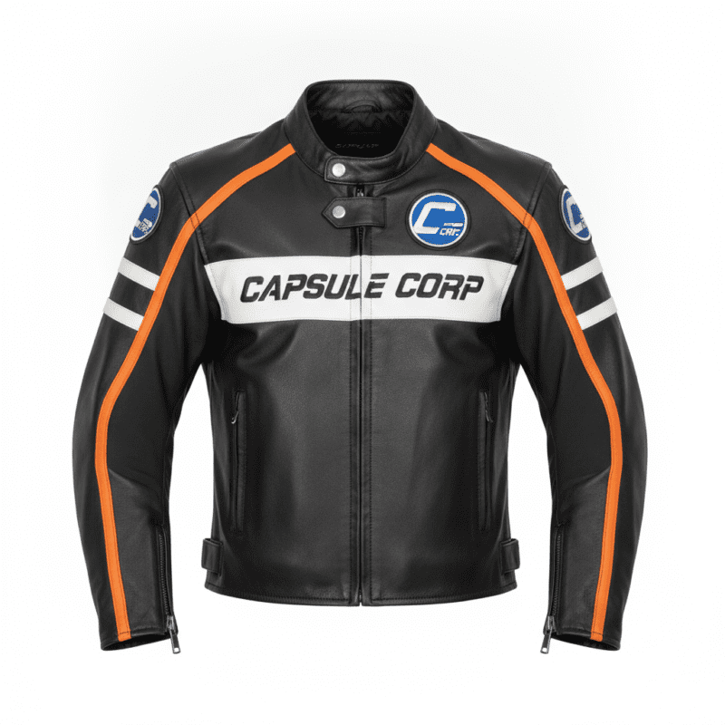 Capsule Corp Motorcycle Leather Jacket