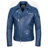 Capsule Corp Blue Biker Jacket