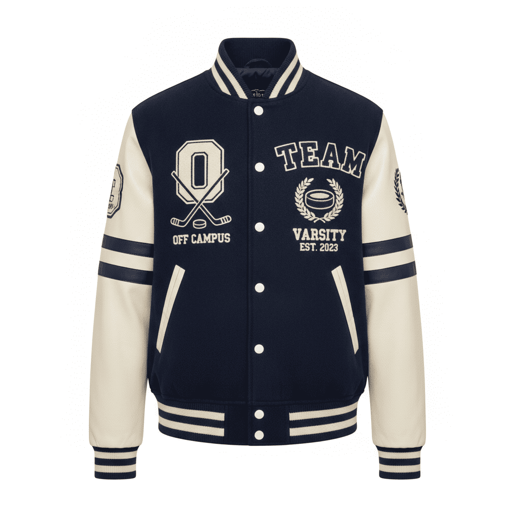 Off Campus Hockey Team Varsity Jacket
