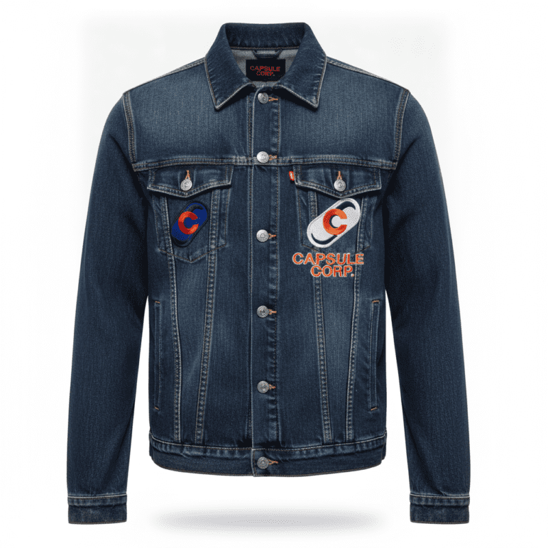 Capsule Corp Denim Jacket - Premium Future Trunks Edition