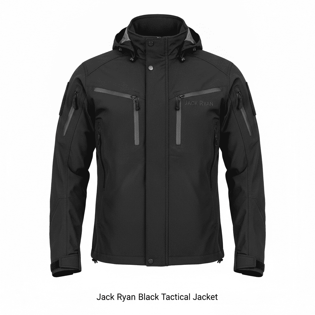 Jack Ryan Black Tactical Jacket
