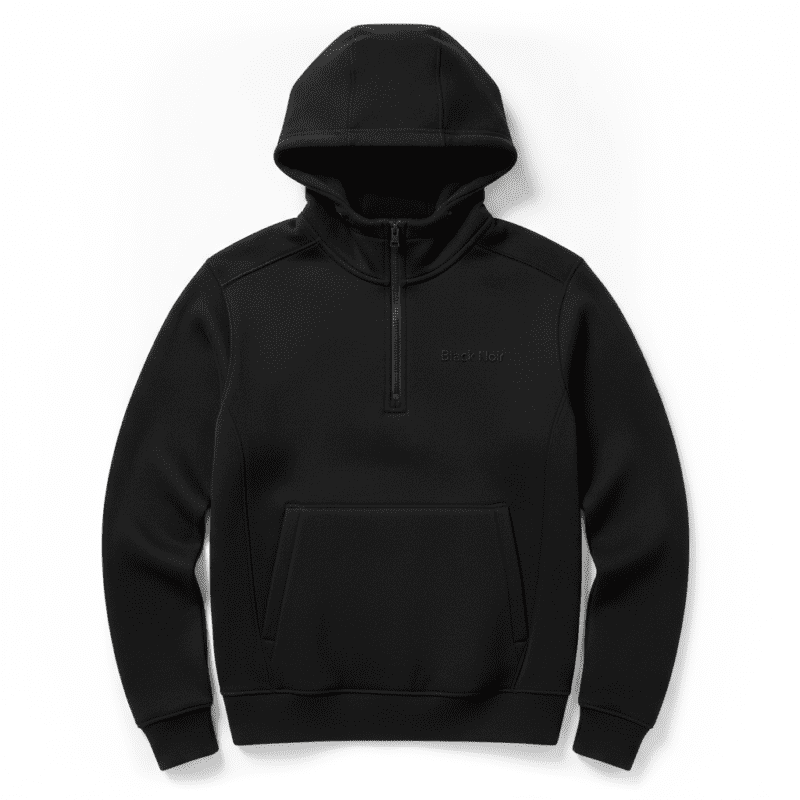 Black Noir Black Hoodie Jacket