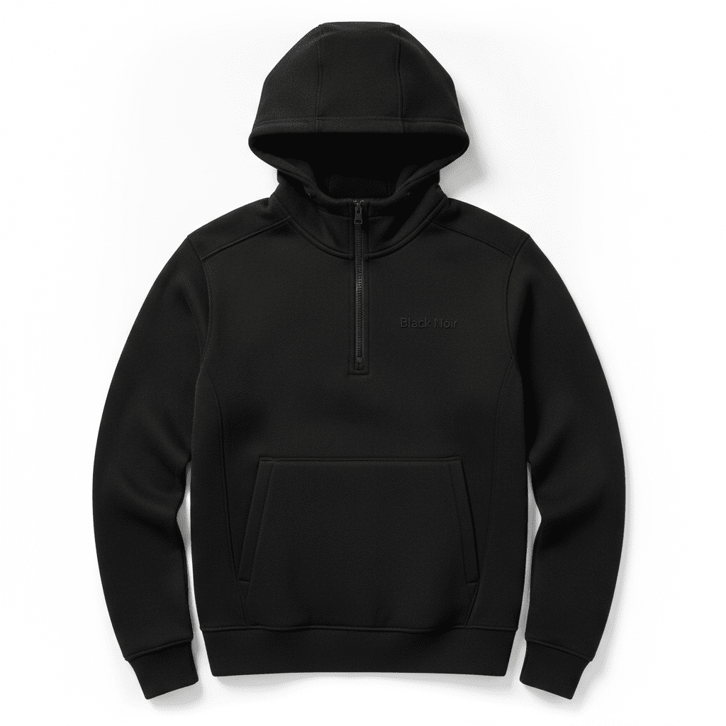 Black Noir Black Hoodie Jacket