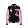Lil Peep Black & Pink Varsity Jacket