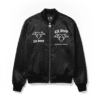 Lil Peep Black Bomber Jacket - Emo Rap Fashion