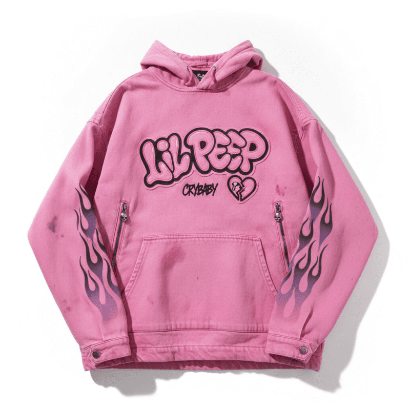 Lil Peep Pink Streetwear Jacket