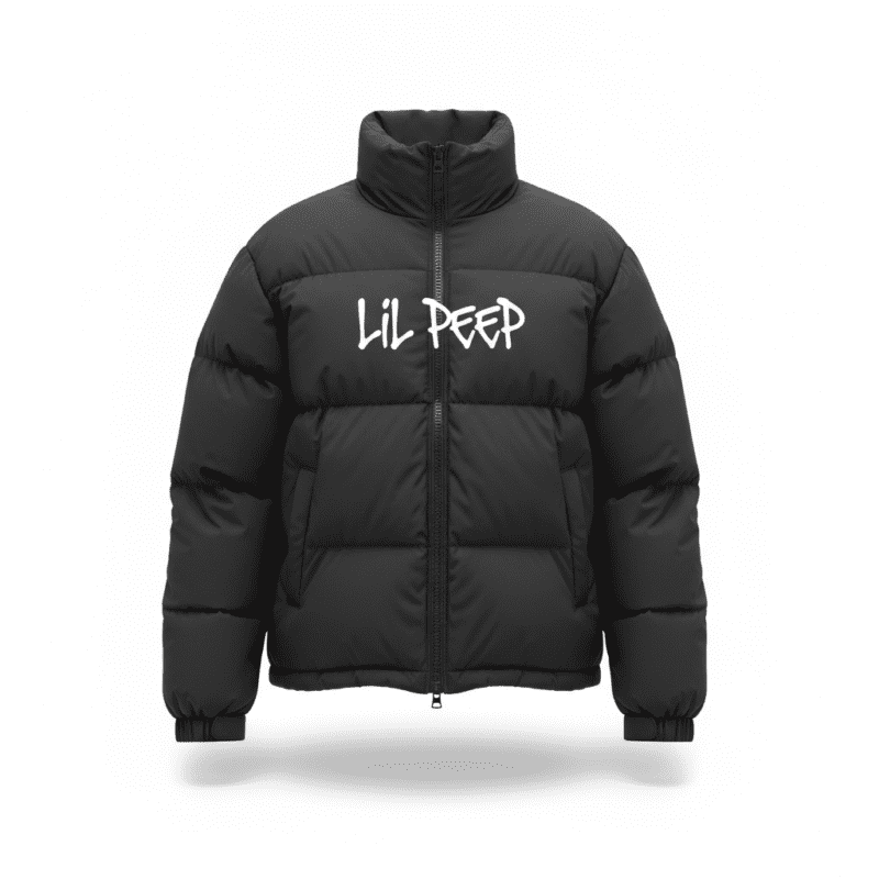 Lil Peep Black Puffer Jacket