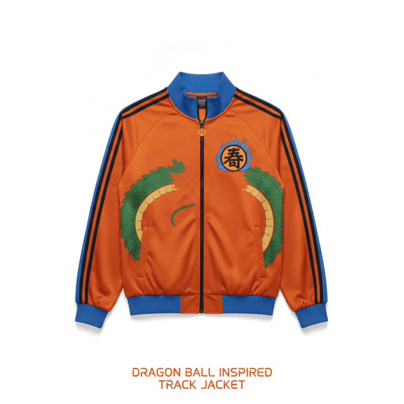 Dragon Ball Inspired Track Jacket