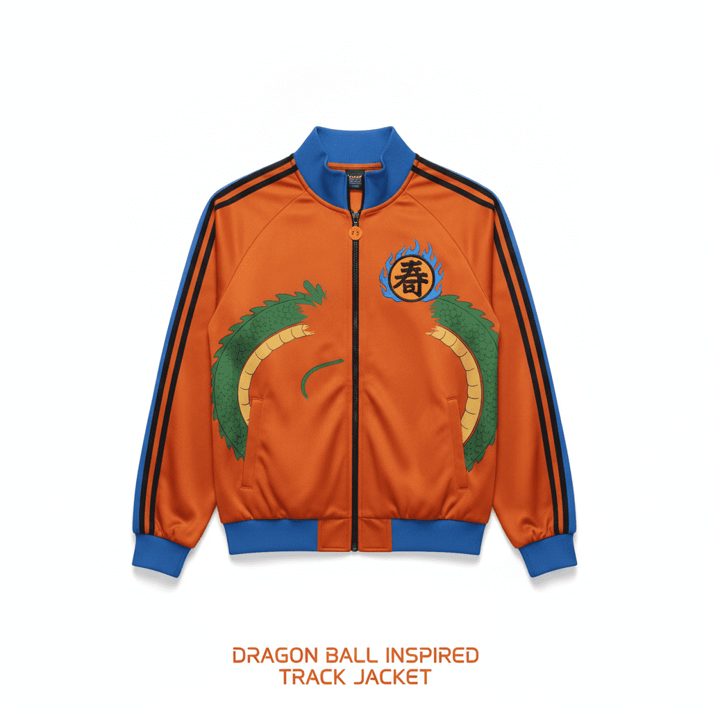 Dragon Ball Inspired Track Jacket