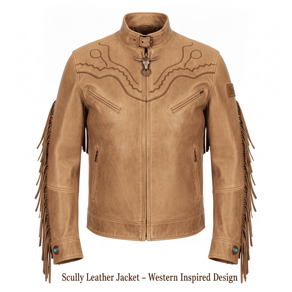Scully Leather Jacket – Western Inspired Design