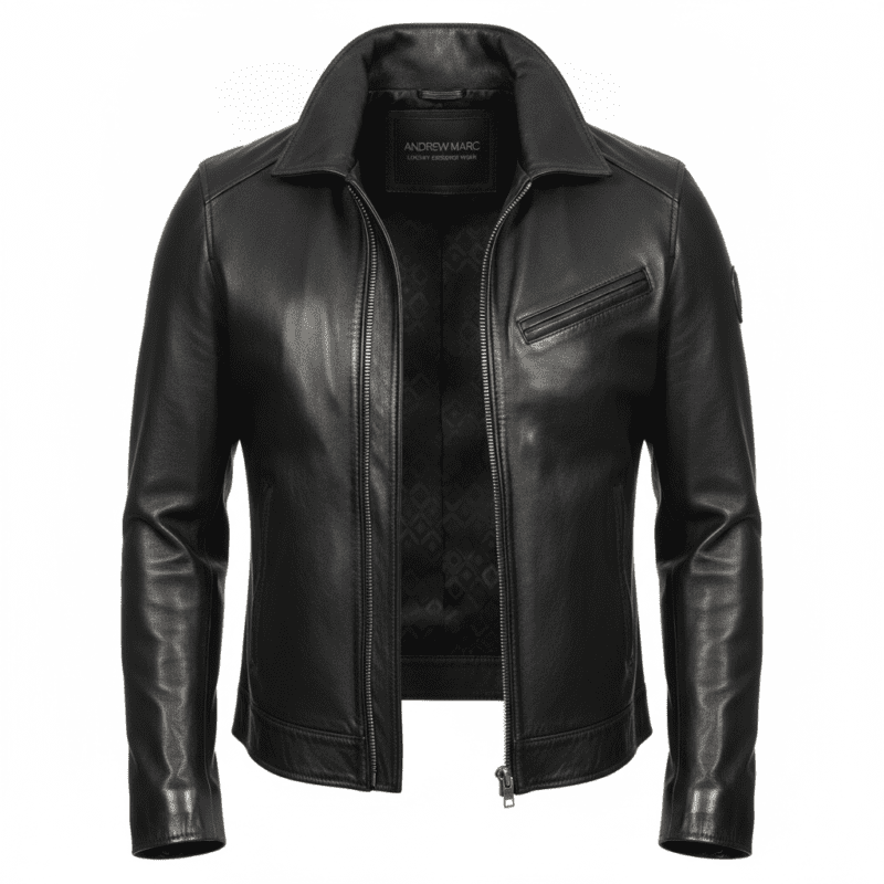 Andrew Marc Leather Jacket – Luxury Designer Wear