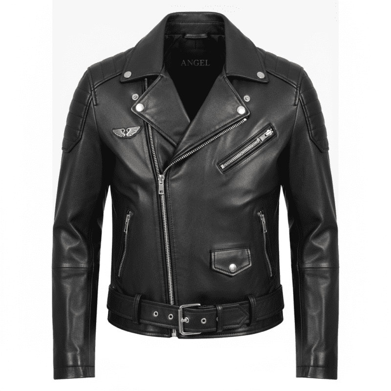 Angel Leather Jacket – Fashion Biker Design