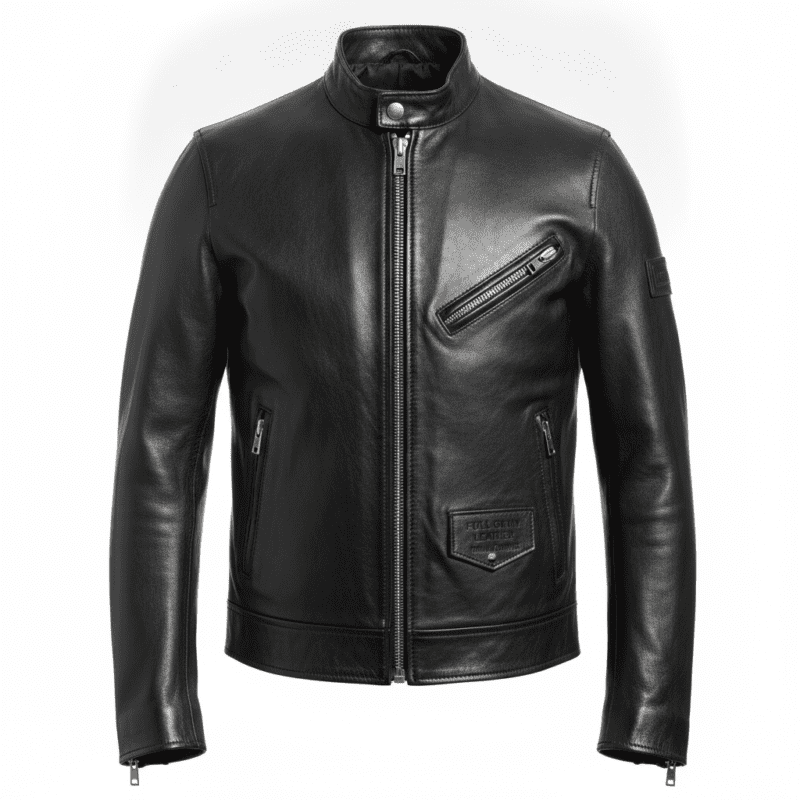 Full Grain Leather Jacket – Premium Cowhide Construction