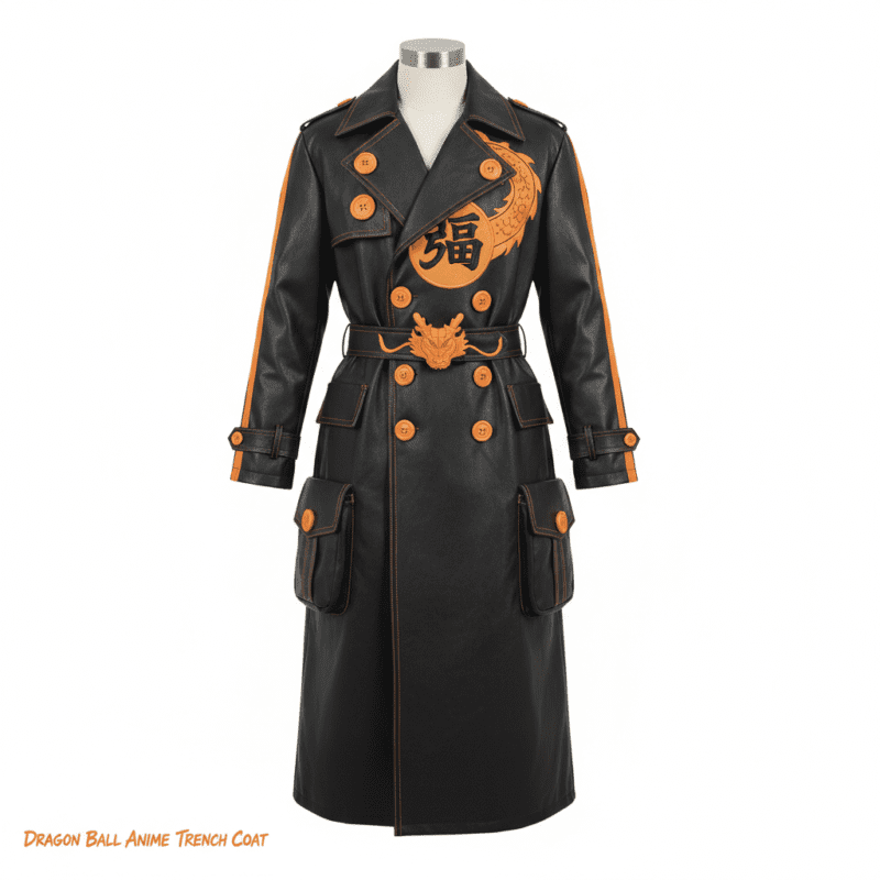 Dragon Ball Anime Trench Coat