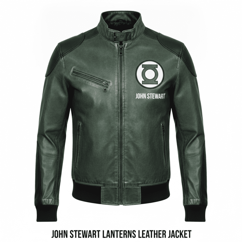 John Stewart Lanterns Leather Jacket
