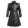House of the Dragon Daemon Targaryen Black Leather Coat
