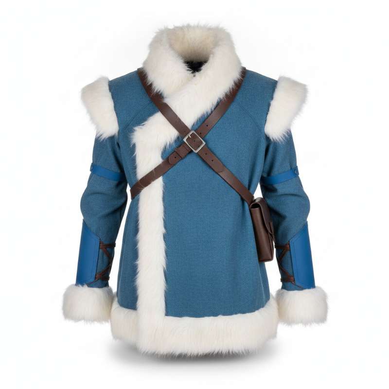 Avatar The Last Airbender Sokka Water Tribe Fur Jacket