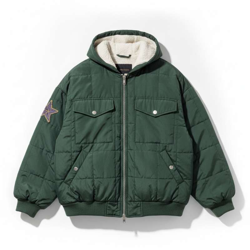 Euphoria Rue Bennett Oversized Bomber Jacket
